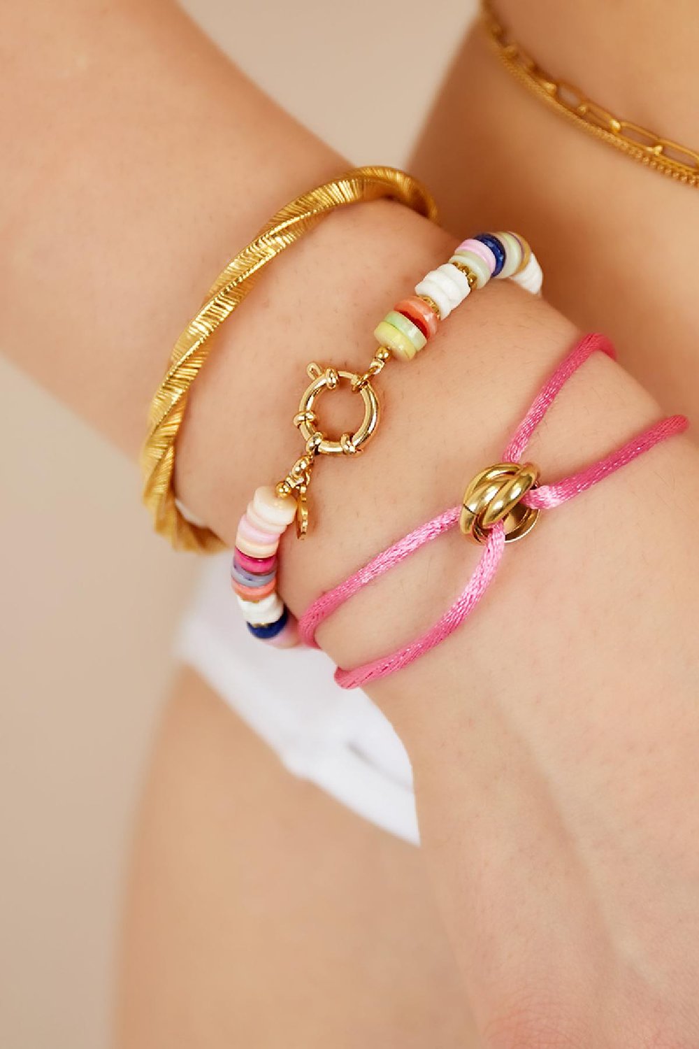 Colourful bracelet - Beach collection Multi Stainless Steel h5Picture3